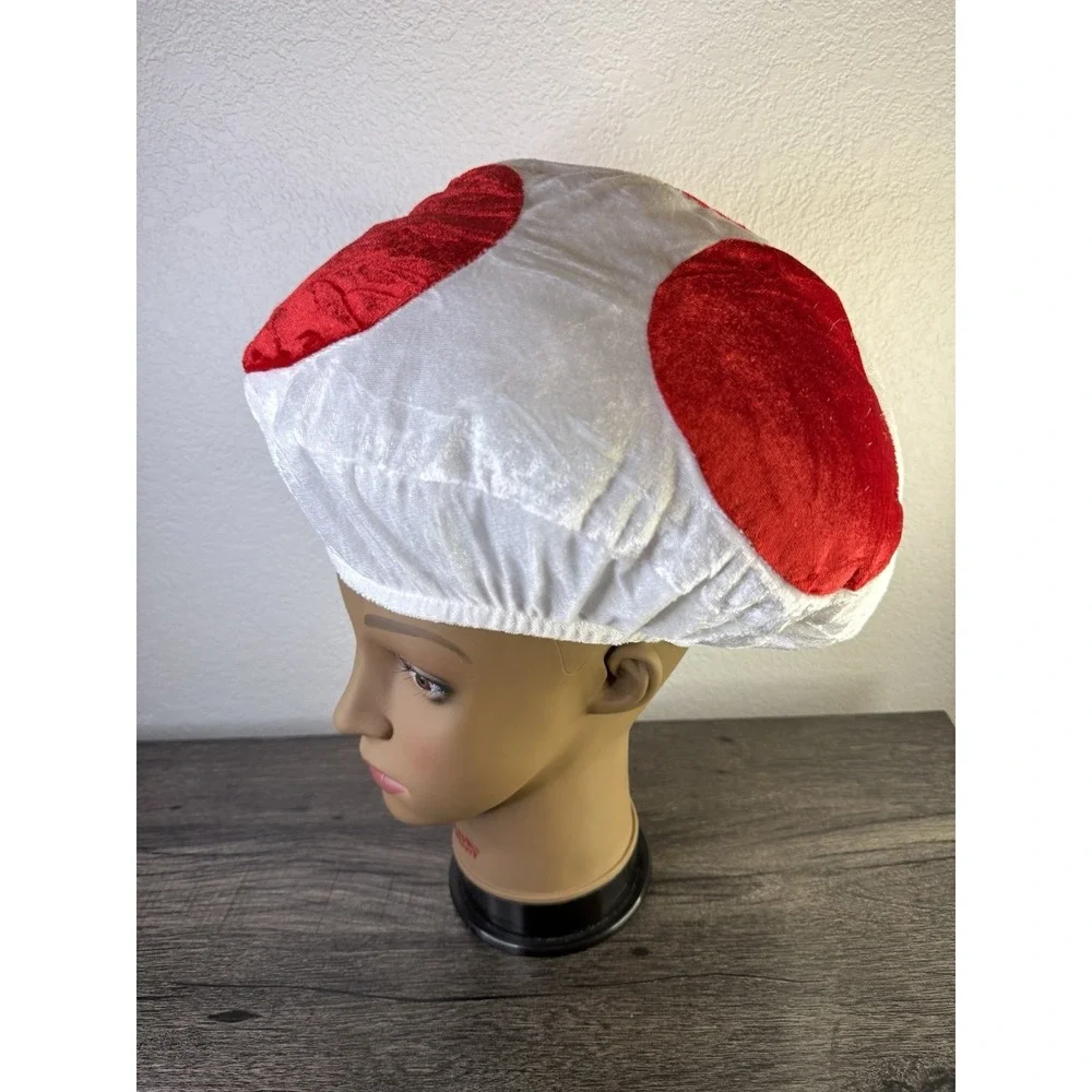 Adult Super Mario Plush Toad Hat